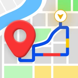 أيقونة GPS Voice Map & Route Finder